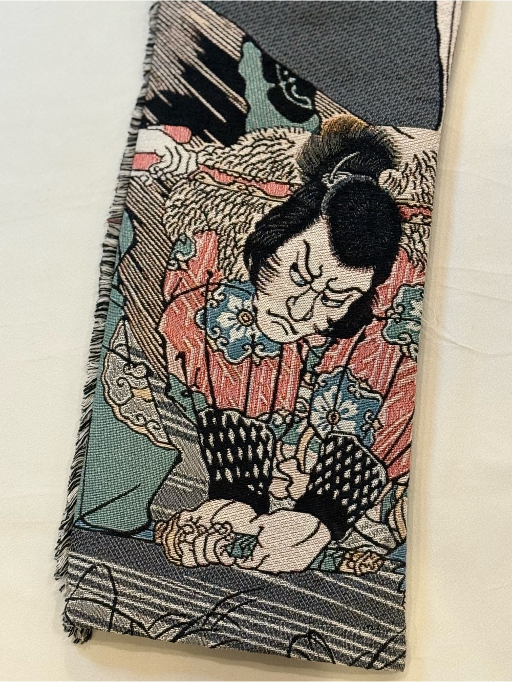 Ukiyo-e Samurai Tapestry Cargo Pants Sz 30 NWT Rebel Vengeance Y2K - Picture 9 of 16